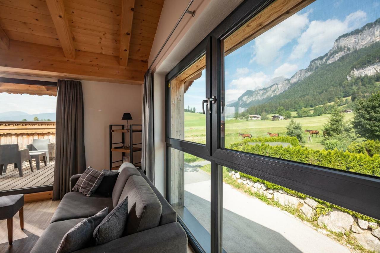 Narzenhof Wellness Chalets, Familien & Luxus Apartments Am Bauernhof ซางค์ท โยฮันน์ อิน ทิโรล ภายนอก รูปภาพ